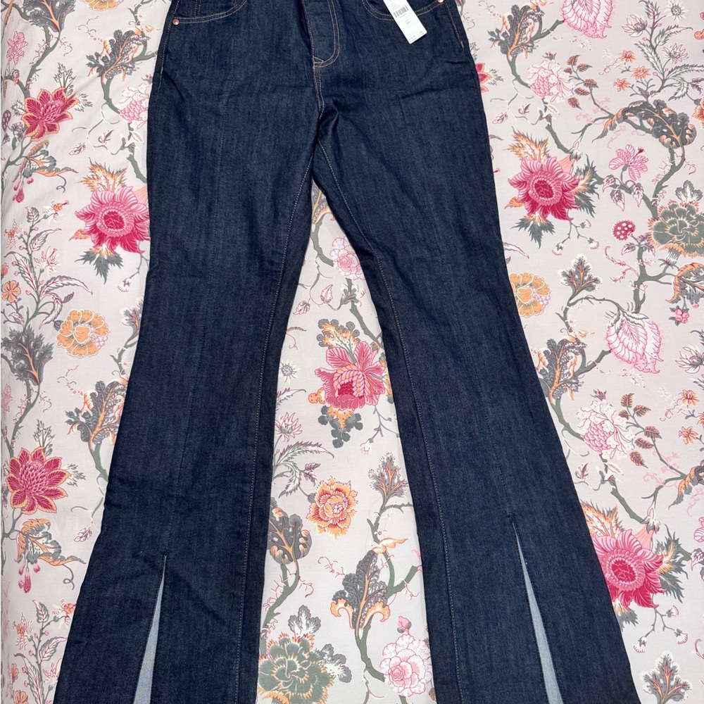 Pilcro  Anthropologie Dark Blue Bootcut Denim Jeans